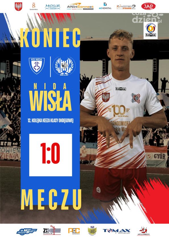 Nieskuteczna Wisła Sandomierz przegrywa z Nidą Pińczów po zaciętym spotkaniu