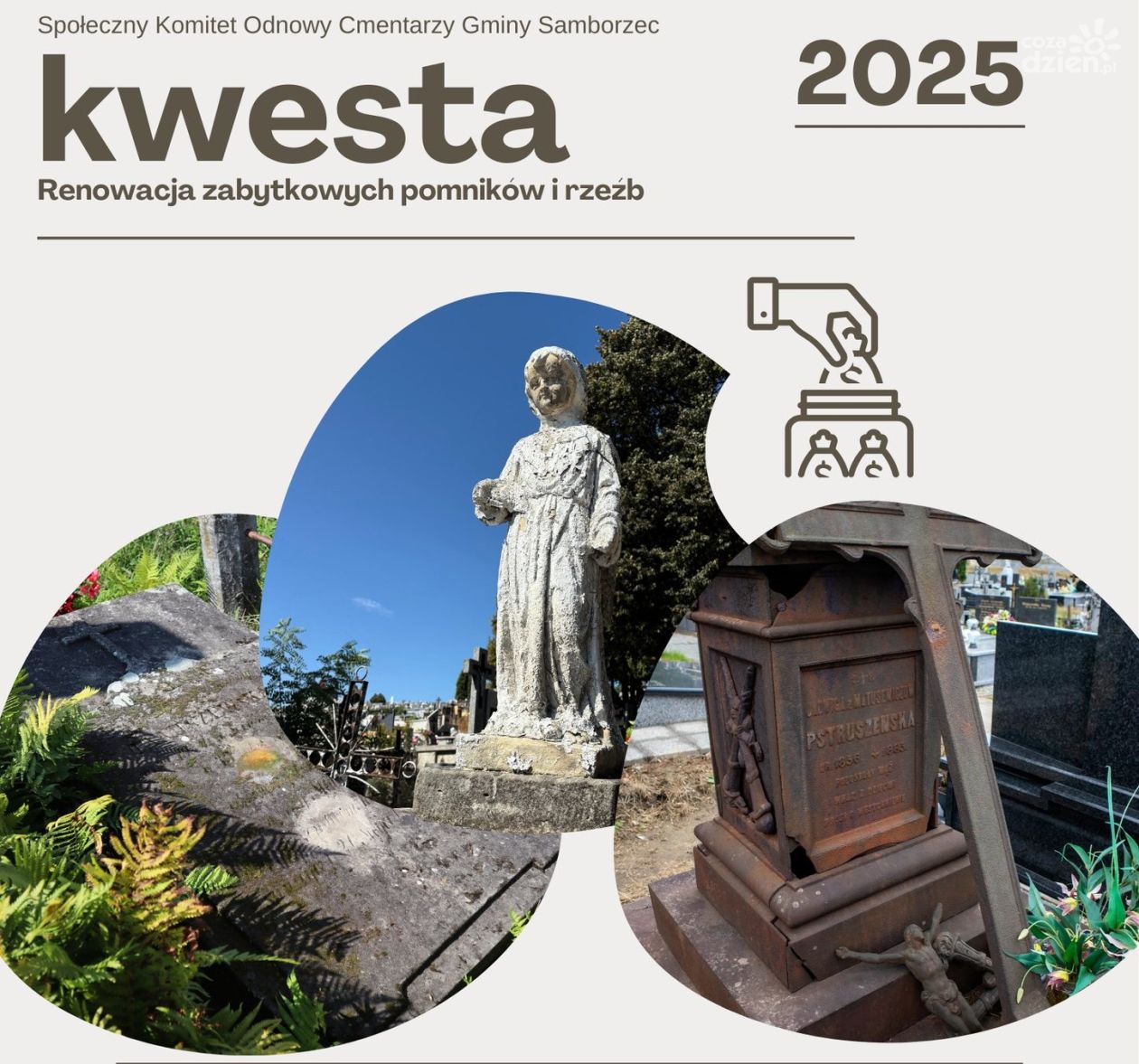 Druga kwesta na rzecz odnowy zabytkowych nagrobków w gminie Samborzec