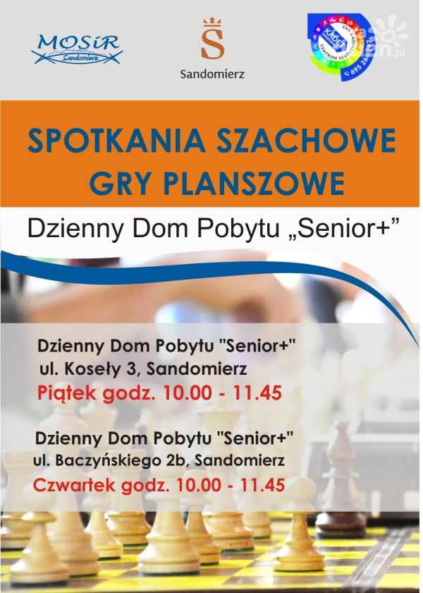 Bezpłatne zajęcia szachowe i planszówkowe w Sandomierzu – zaproszenie dla mieszkańców