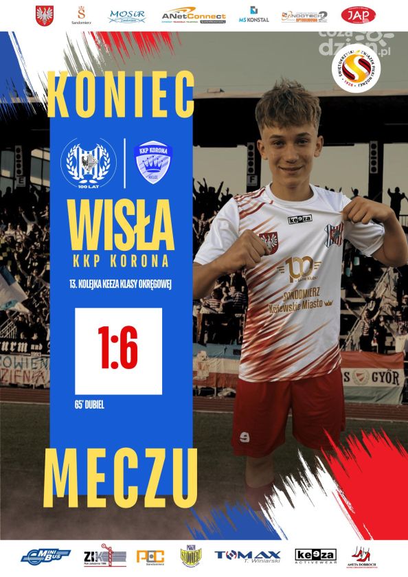 Bolesna porażka Wisły Sandomierz z KKP Koroną Kielce