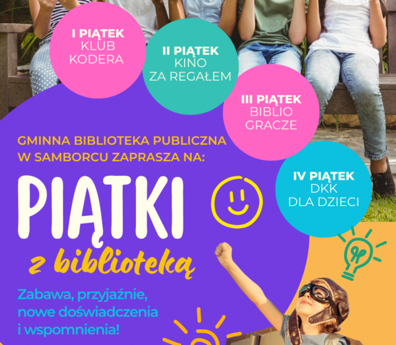 Samborzecka biblioteka zaprasza na cykl piątkowych zajęć