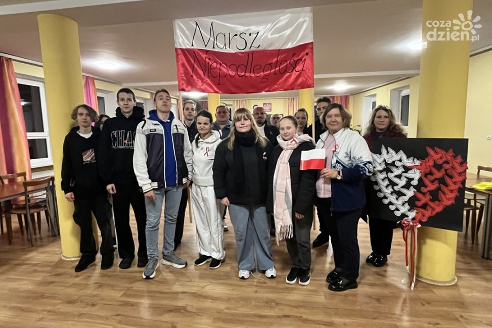 I Młodzieżowy Marsz Niepodległości w bursie szkolnej w Sandomierzu