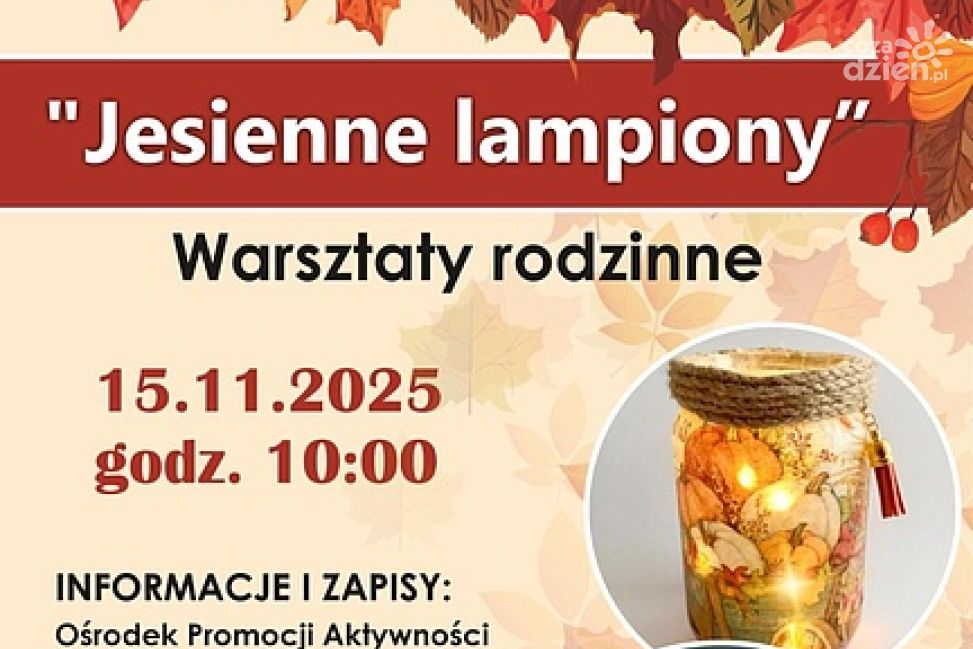 Warsztaty tworzenia lampionów w Ośrodku Promocji Aktywności Kulturalnej