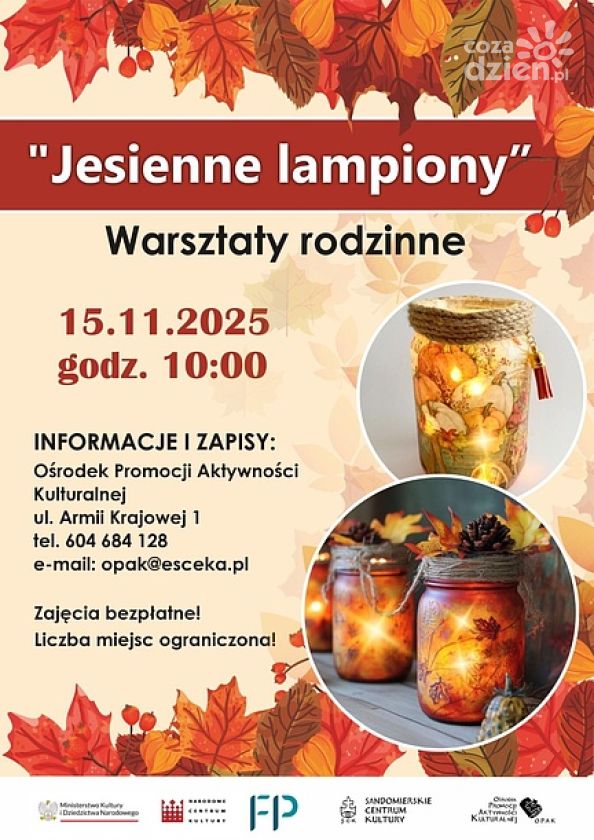 Warsztaty tworzenia lampionów w Ośrodku Promocji Aktywności Kulturalnej
