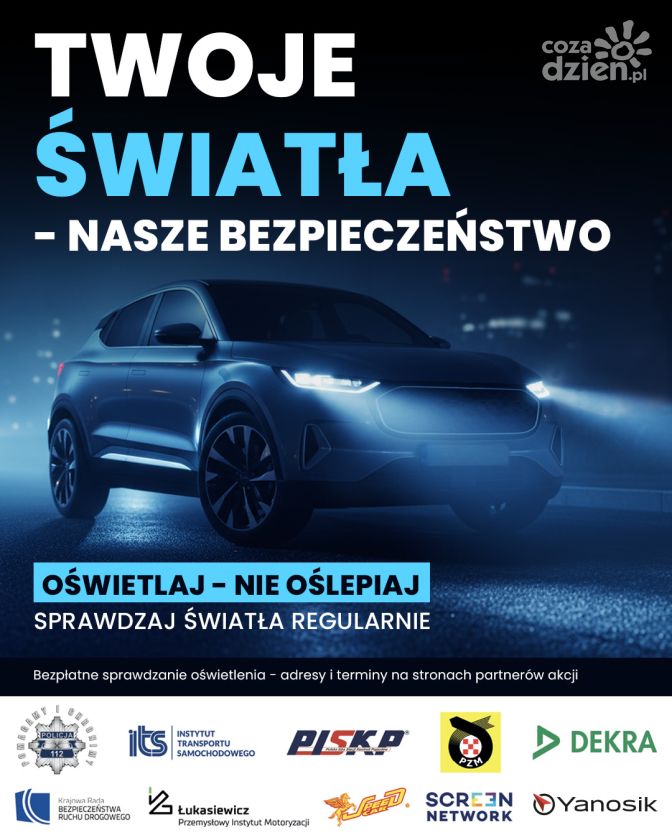 Sprawdzą światła za darmo. W Sandomierzu i regionie rusza kampania „Twoje światła – Nasze Bezpieczeństwo