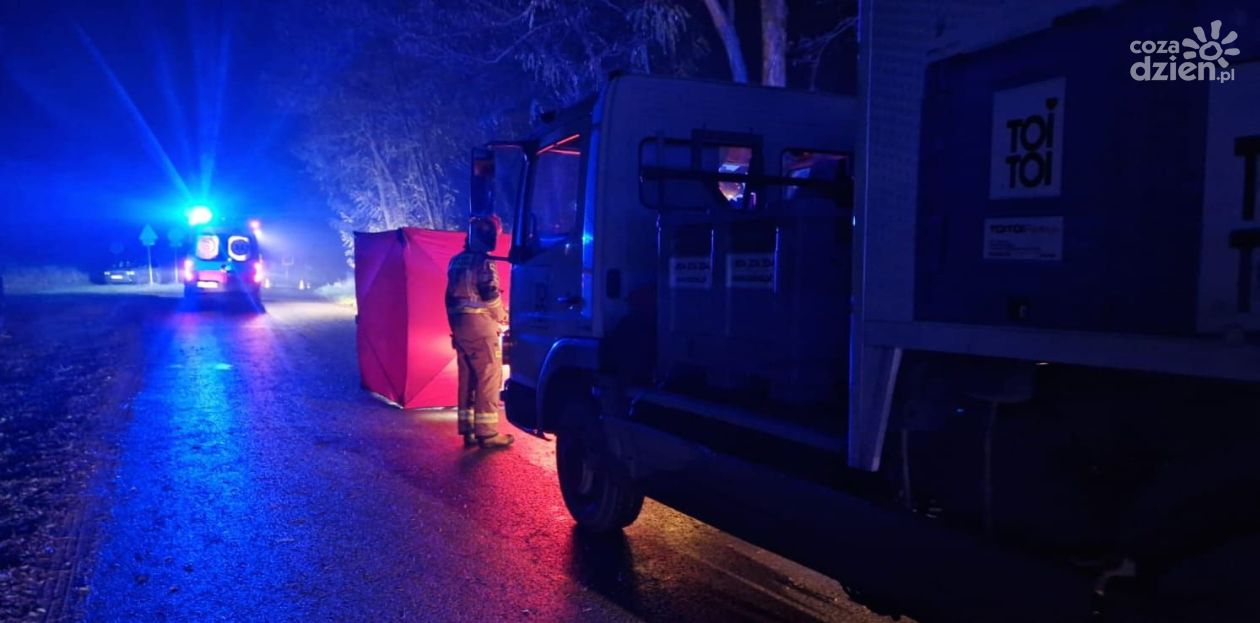 Tragedia na drodze powiatowej w Złotej. Nie żyje 40-letni mężczyzna