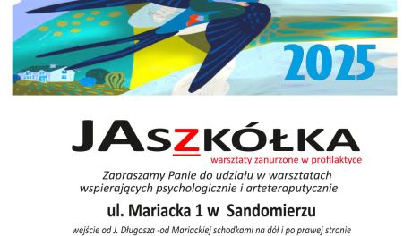 „Jaszkołka” zaprasza kobiety na bezpłatne warsztaty wspierające w Sandomierzu