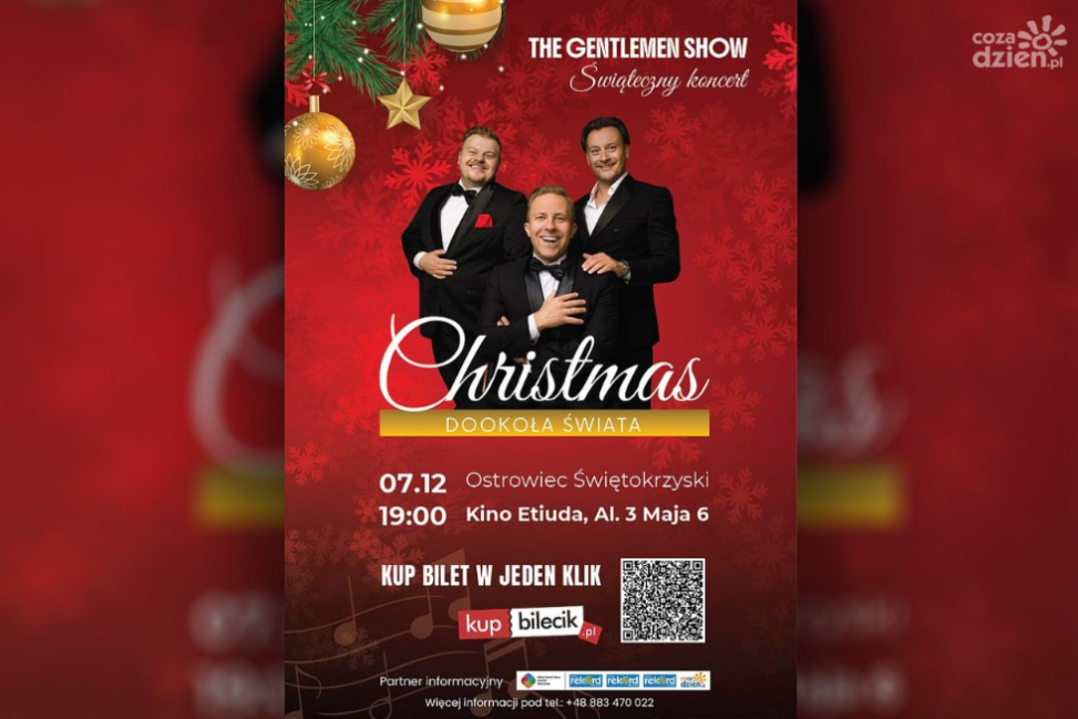 Świąteczna Gala „The GentleMen Show” rozświetli Kino Etiuda