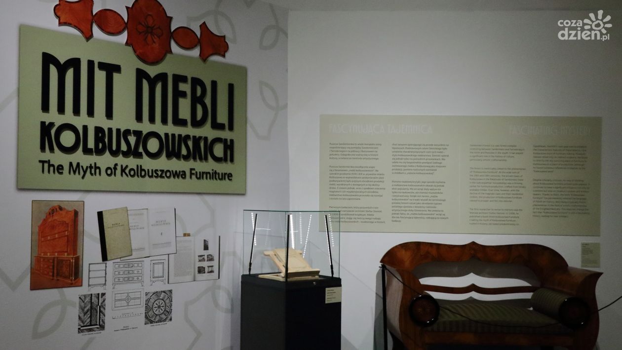„Mit mebli kolbuszowskich” – wyjątkowa wystawa dostępna w Muzeum Zamkowym w Sandomierzu