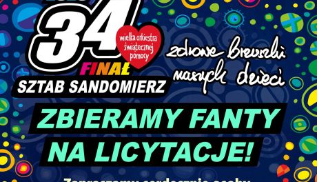 Trwa zbiórka fantów na 34. Finał WOŚP w Sandomierzu