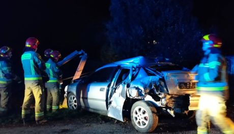 Kolizja dwóch pojazdów na DK79 w Andruszkowicach