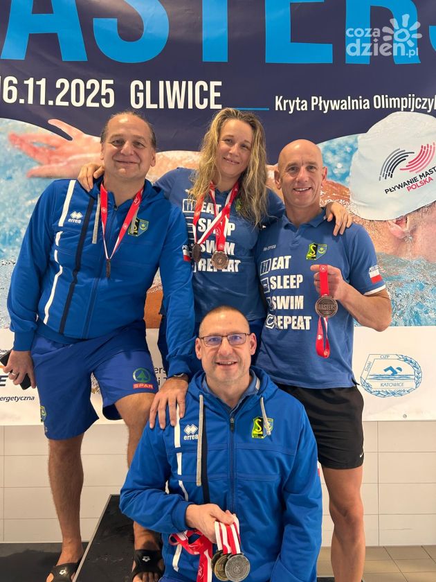 Delfin Masters Tarnobrzeg z 15 medalami na Zimowych Mistrzostwach Polski w Gliwicach
