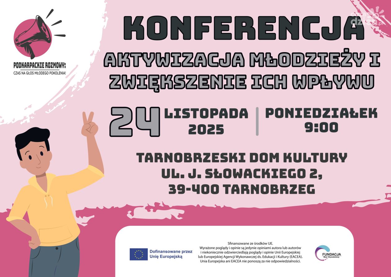 Konferencja „Aktywizacja młodzieży i ich wpływu” w Tarnobrzegu – głos młodego pokolenia w centrum uwagi