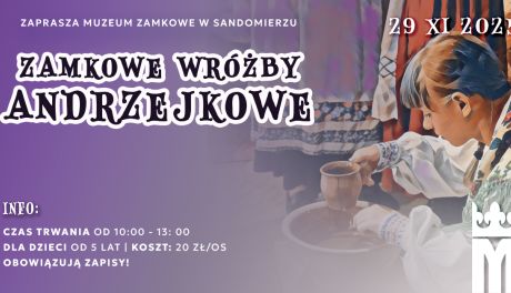 Zamkowe Wróżby Andrzejkowe – magiczne warsztaty dla najmłodszych w Sandomierzu