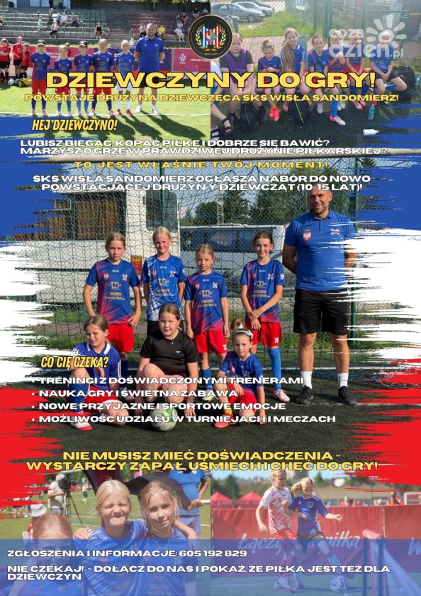 Nowa drużyna dziewczynek w Wiśle Sandomierz! Klub ogłasza nabór i rusza z treningami
