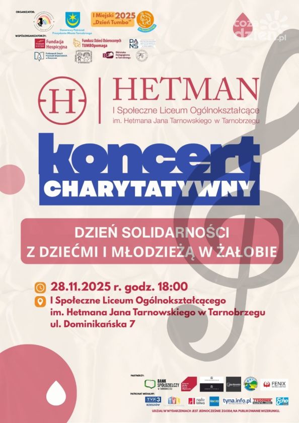 Koncert charytatywny w Hetmanie zwieńczy I Miejski Dzień Tumbo w Tarnobrzegu