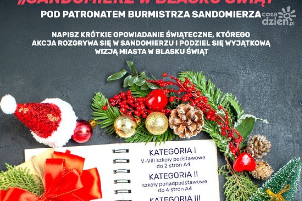 „Sandomierz w blasku Świąt” – literacki konkurs dla mieszkańców