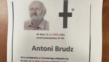 Zmarł Antoni Brudz – zasłużony społecznik i honorowy obywatel Tarnobrzega