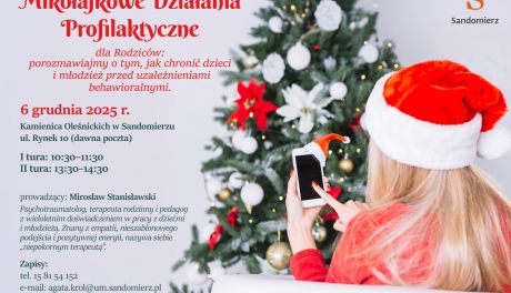 Mikołajkowe spotkania profilaktyczne dla rodziców w Sandomierzu