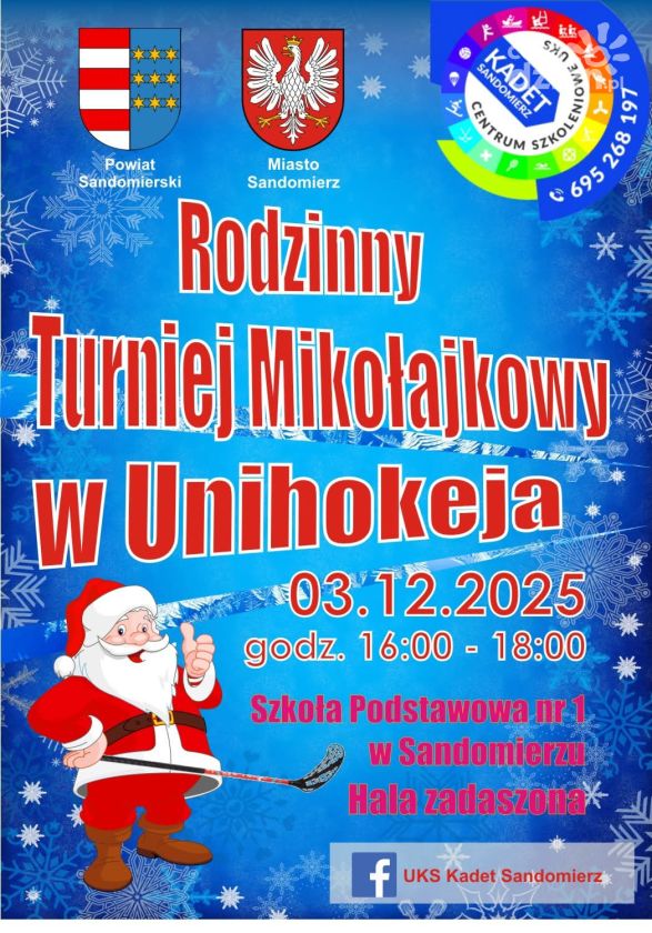 Rodzinne Mikołajki w rytmie unihokeja – rywalizacja i świąteczna atmosfera