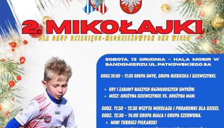 Świąteczne Mikołajki dla młodych wiślaków