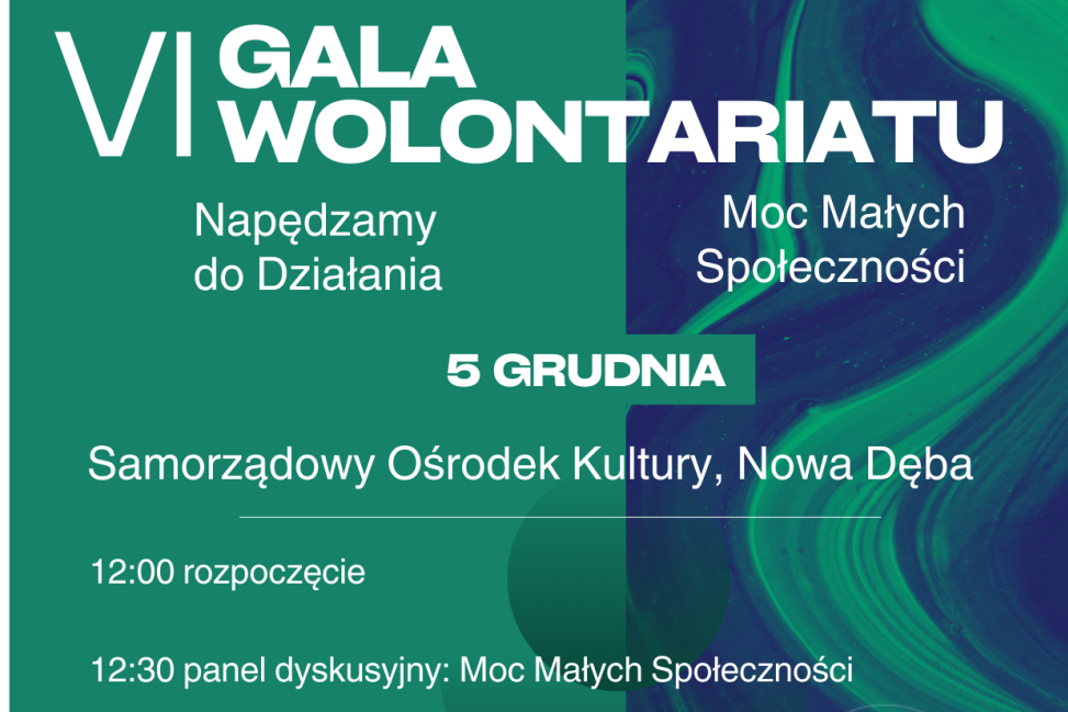 VI Gala Wolontariatu w Nowej Dębie. „Napędzamy do działania" po raz kolejny łączy ludzi