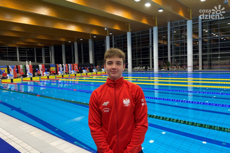 Albert Borkowski z UKS Delfin Tarnobrzeg w czołówce na zawodach w Sopronie