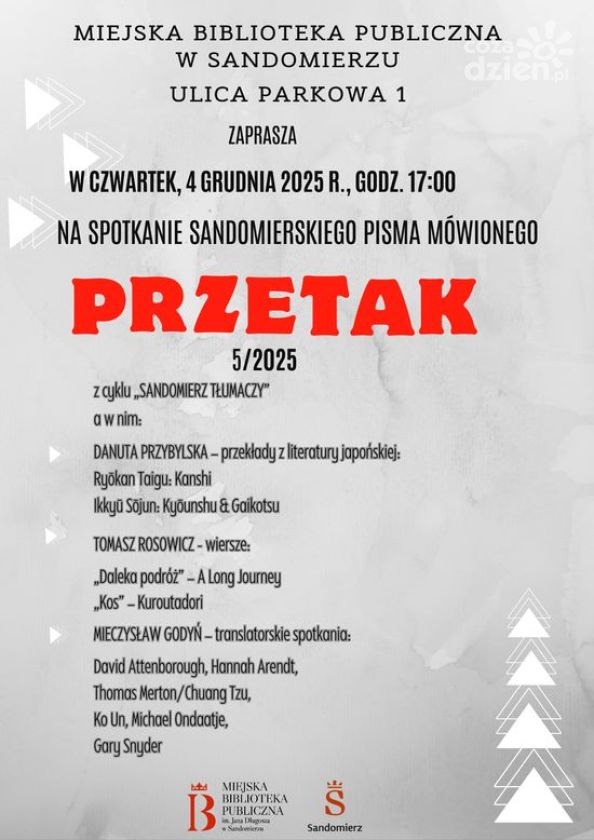 „Przetak” już dziś w bibliotece. Sandomierskie Pismo Mówione zaprasza na kolejne spotkanie