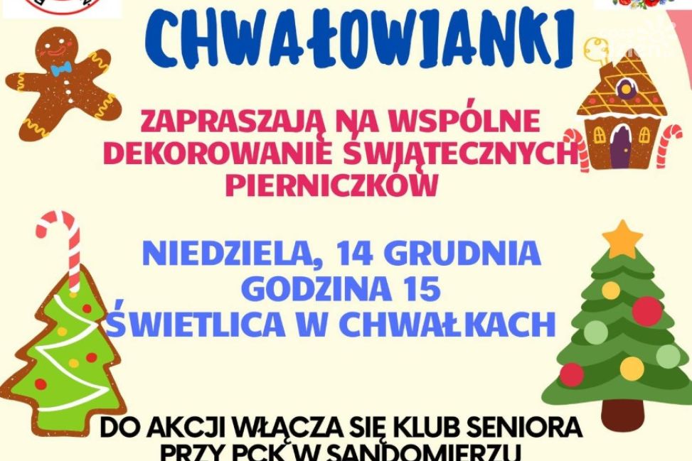 Wspólne dekorowanie pierniczków w Chwałkach. Świąteczna akcja dla całych rodzin