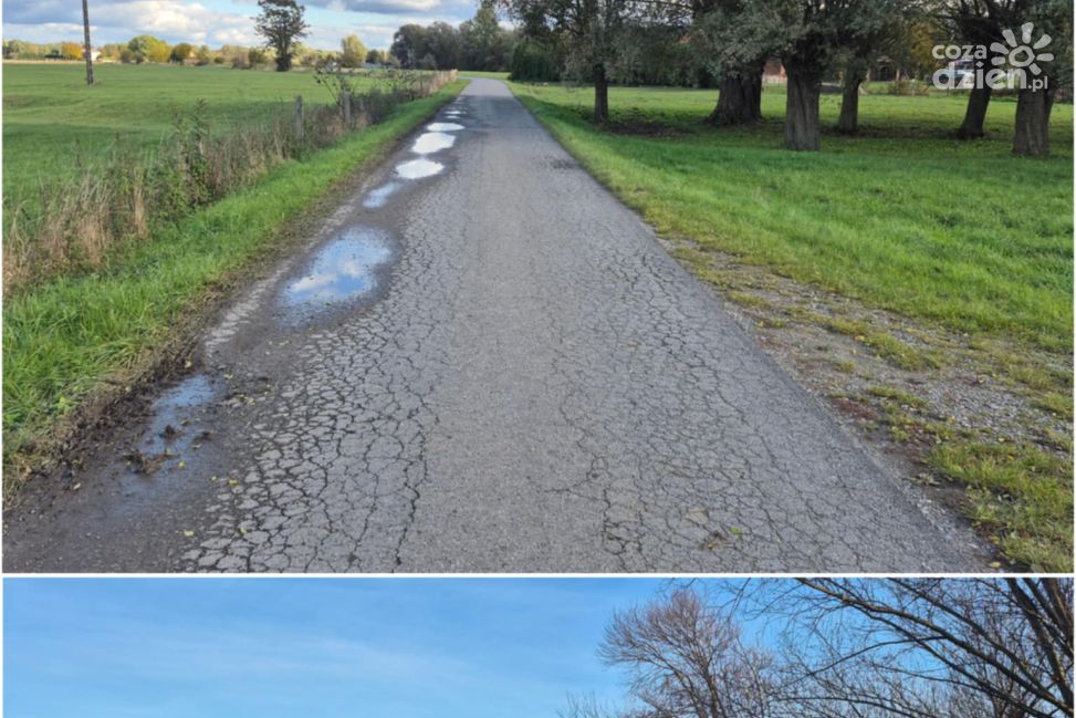 Zakończono remonty dróg w Trześni, Sokolnikach i Wrzawach