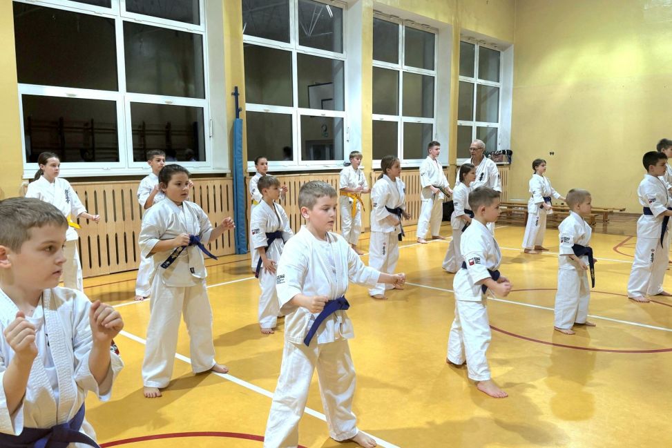 Egzamin kyokushin pod okiem mistrzów. Wszyscy zawodnicy z wynikiem pozytywnym