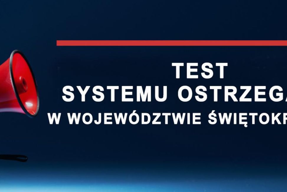 Test syren alarmowych w województwie świętokrzyskim. Służby apelują o zachowanie spokoju