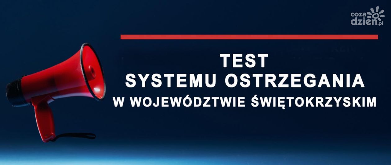 Test syren alarmowych w województwie świętokrzyskim. Służby apelują o zachowanie spokoju