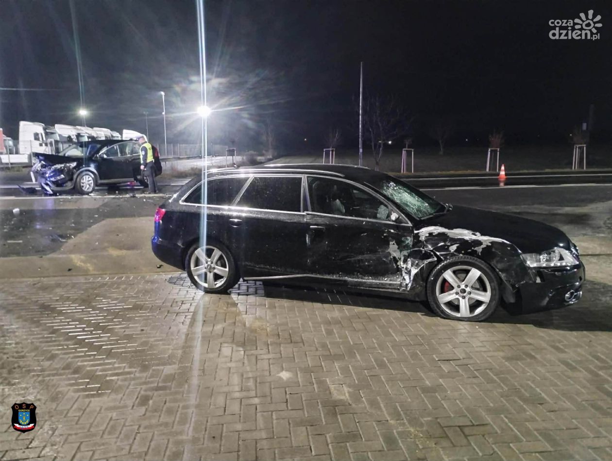 Agresywny kierowca sprawcą wypadku w Gorzycach. Kobieta w ciąży trafiła do szpitala