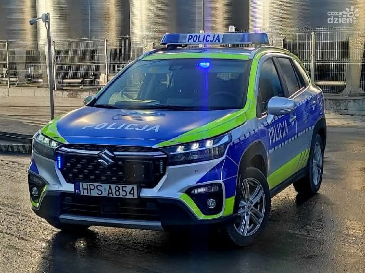 Policjanci zabezpieczyli błąkającego się psa w noc sylwestrową w Sandomierzu