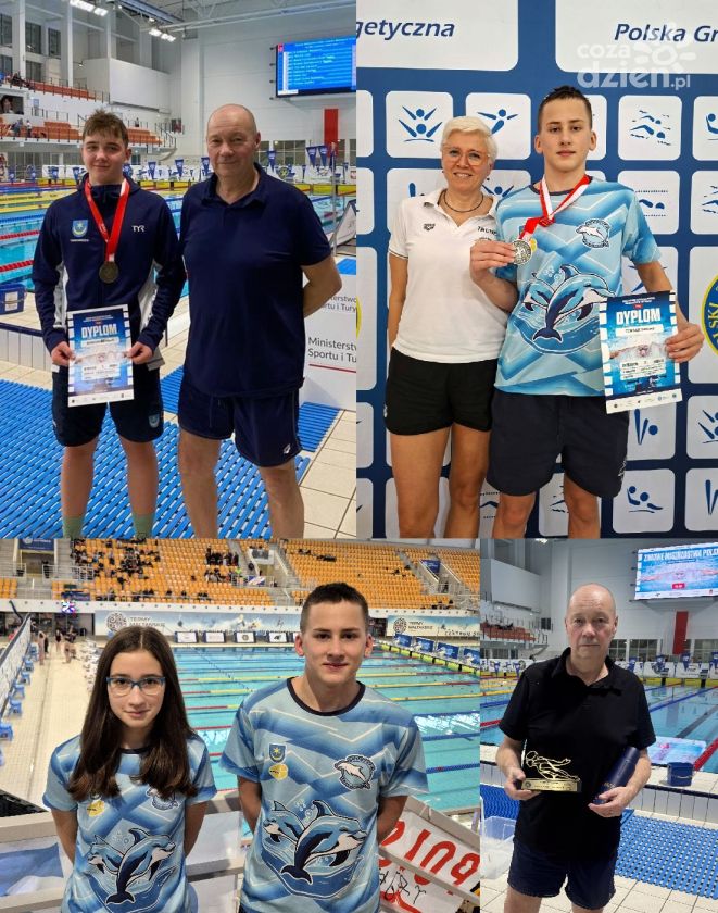 5 medali, 7 Finałów UKS „Delfin” Tarnobrzeg na Zimowych Mistrzostwach Polski