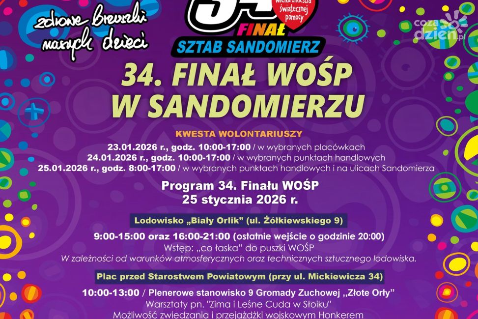 „Biały Orlik” zagra z WOŚP. Wyjątkowa akcja na lodowisku w Sandomierzu