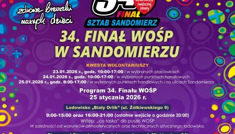 „Biały Orlik” zagra z WOŚP. Wyjątkowa akcja na lodowisku w Sandomierzu