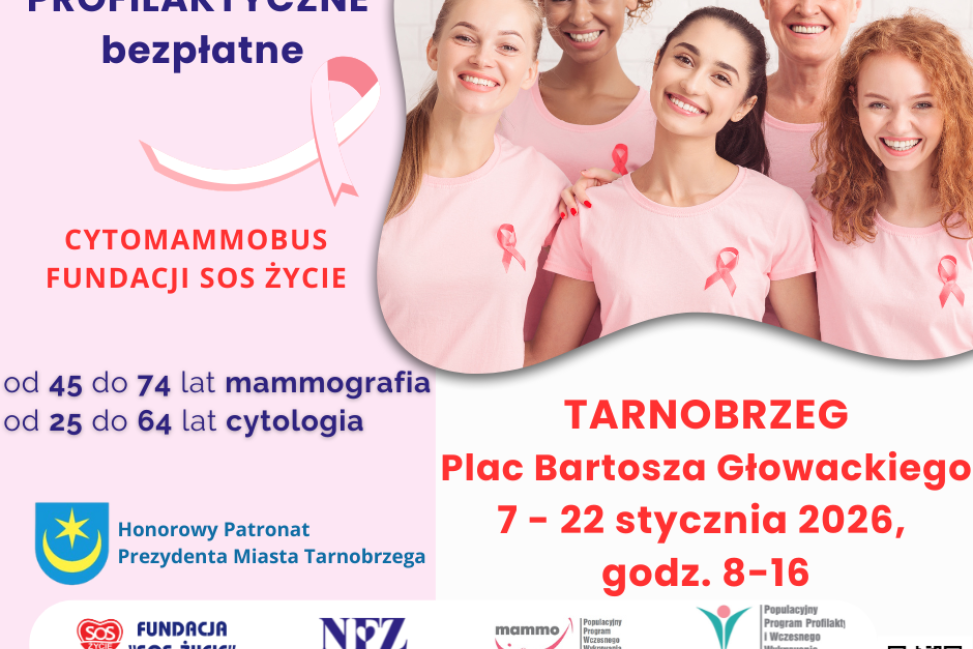 Bezpłatne badania mammograficzne i cytologiczne w Tarnobrzegu. Profilaktyka, która ratuje życie