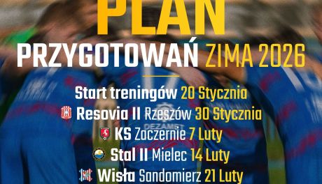 Stal Nowa Dęba odsłania plan zimowych przygotowań. Treningi od 20 stycznia