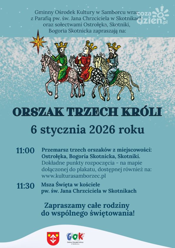 Orszak Trzech Króli w gminie Samborzec 