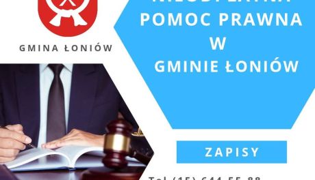Nieodpłatna pomoc prawna dostępna w Urzędzie Gminy Łoniów od 2026 roku