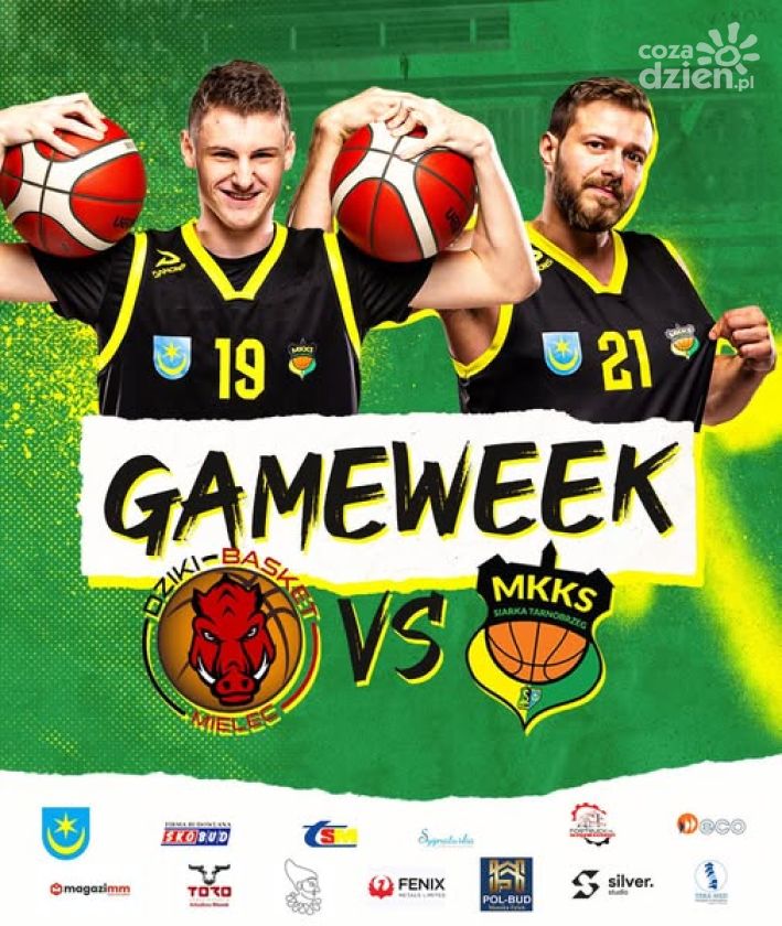 Rewanż z Dzikami Mielec przed koszykarzami MKKS Siarka Tarnobrzeg