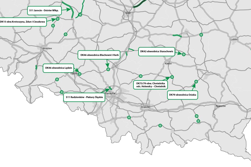 Przetargi drogowe 2026: obwodnice i ekspresówki w województwie świętokrzyskim i całej Polsce