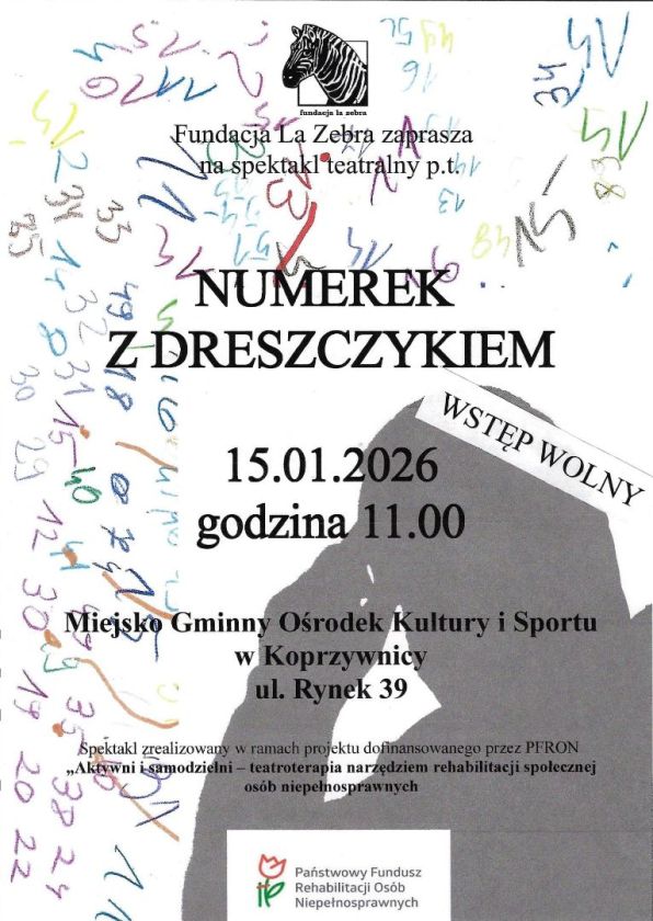 Premiera spektaklu „Numerek z dreszczykiem” w Koprzywnicy