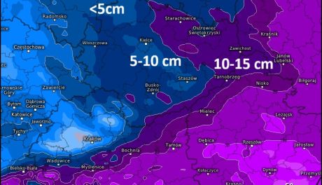 Nadchodzą opady śniegu i silne mrozy w województwie świętokrzyskim