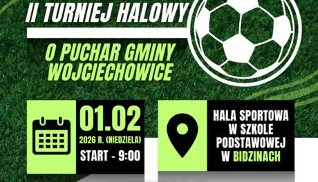 Halowy turniej o Puchar Gminy Wojciechowice już 1 lutego