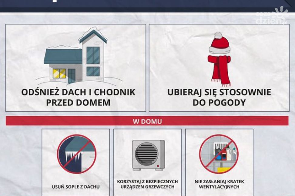 Silne mrozy nad Polską. Służby apelują o ostrożność i przygotowanie