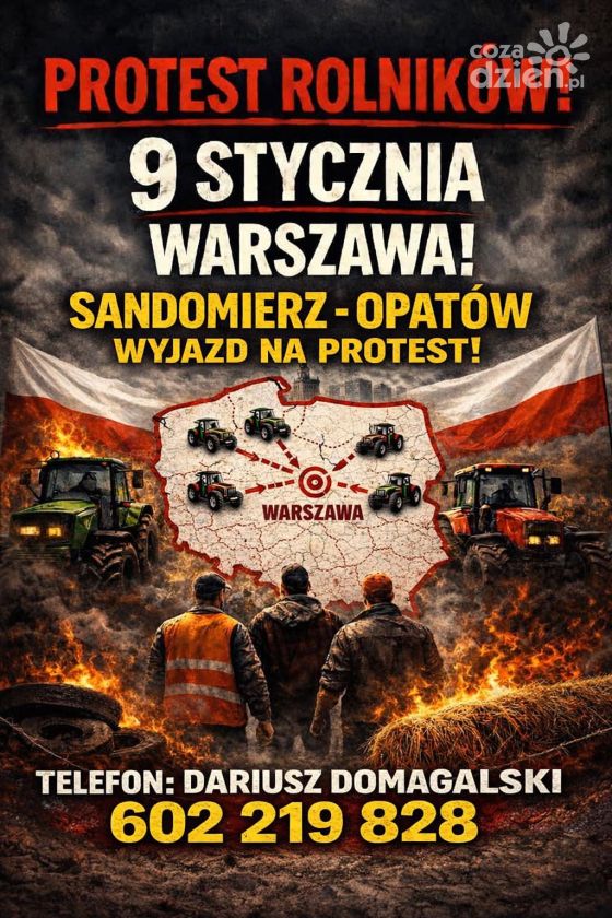 Protest „Stop umowie z Mercosur!” w Warszawie. Rolnicy, konsumenci i przedsiębiorcy wspólnie na placu Defilad