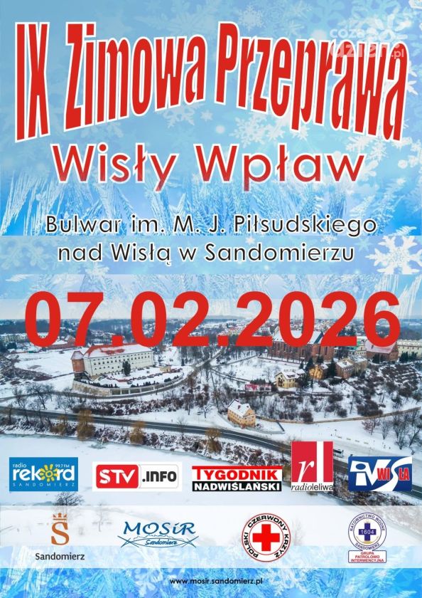 Zimowa Przeprawa Wisły wpław przełożona ze względów bezpieczeństwa